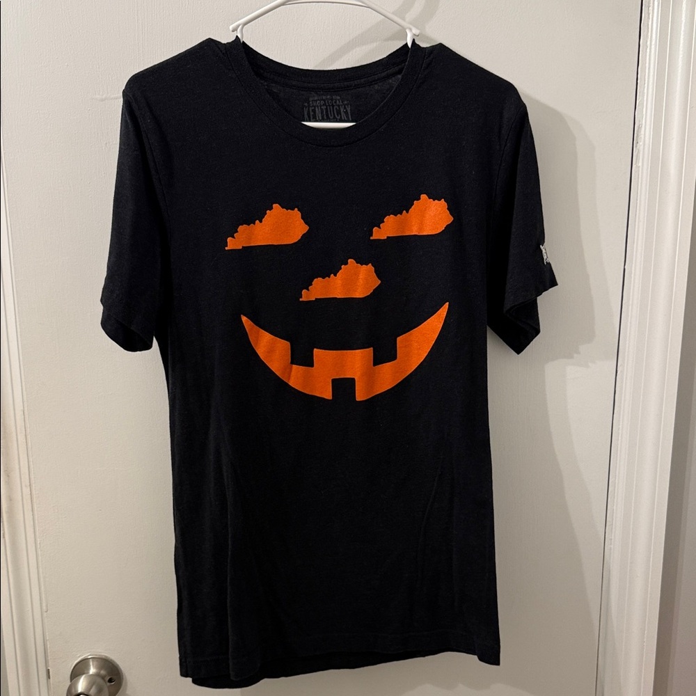 Spooky Smiles Black and Orange Kentucky Tee